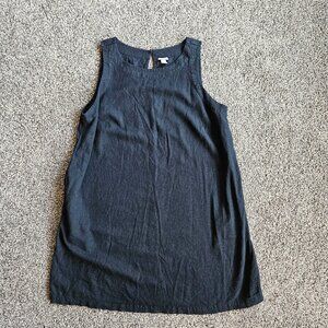 A New Day Black Sleeveless Dress with Pockets